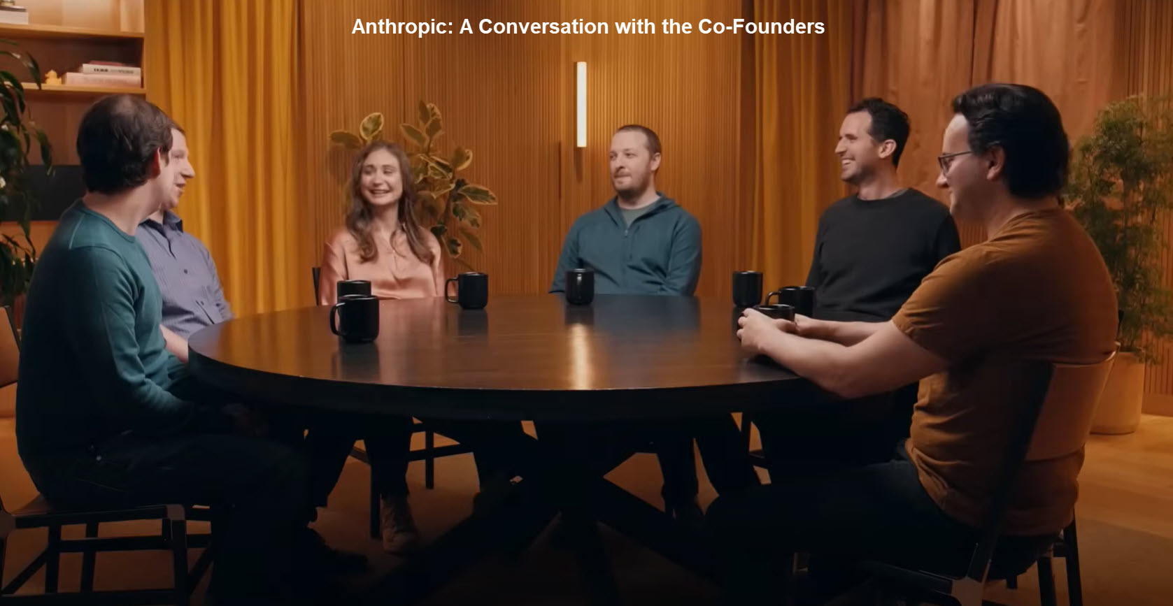 Anthropic co-founders in discussion.